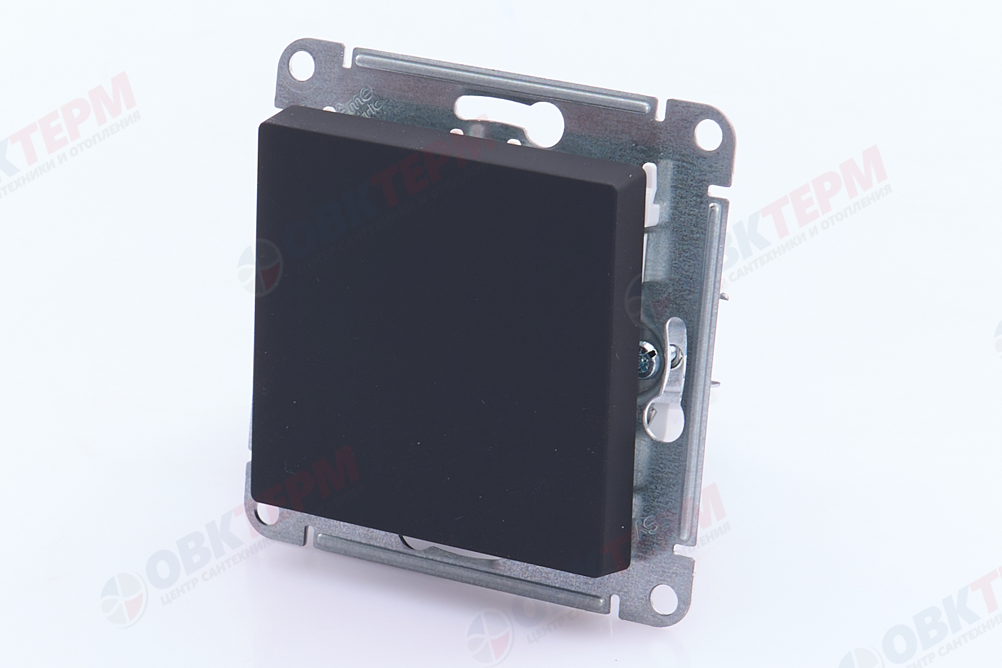 Переключатель 1-клавишный, механизм сх.6 10АХ Карбон AtlasDesign Systeme Electric - Изображение №2