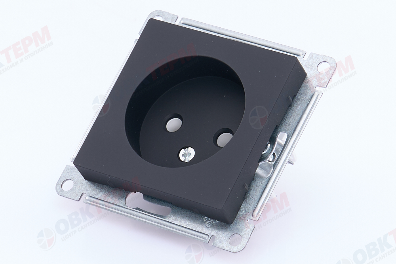 Розетка б/з 16А механизм Карбон AtlasDesign Systeme Electric - миниатюра №4