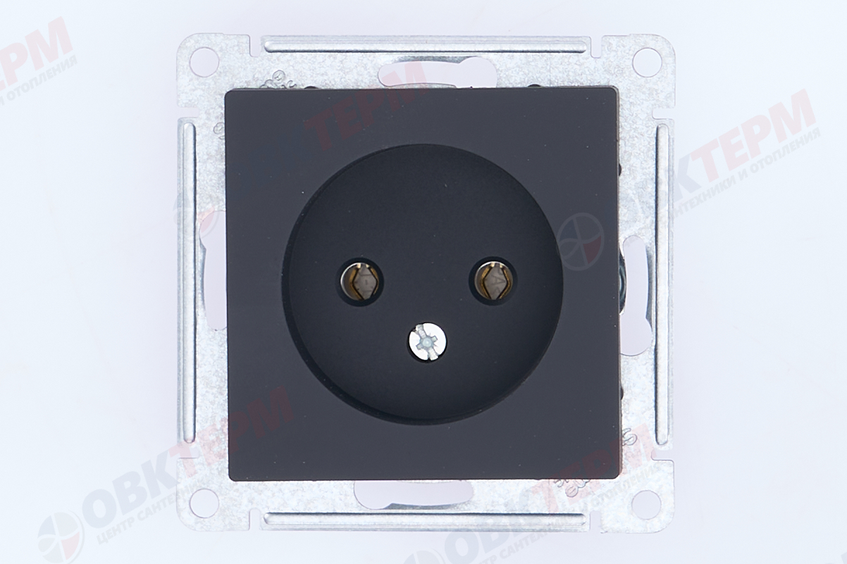 Розетка б/з 16А механизм Карбон AtlasDesign Systeme Electric - миниатюра №5