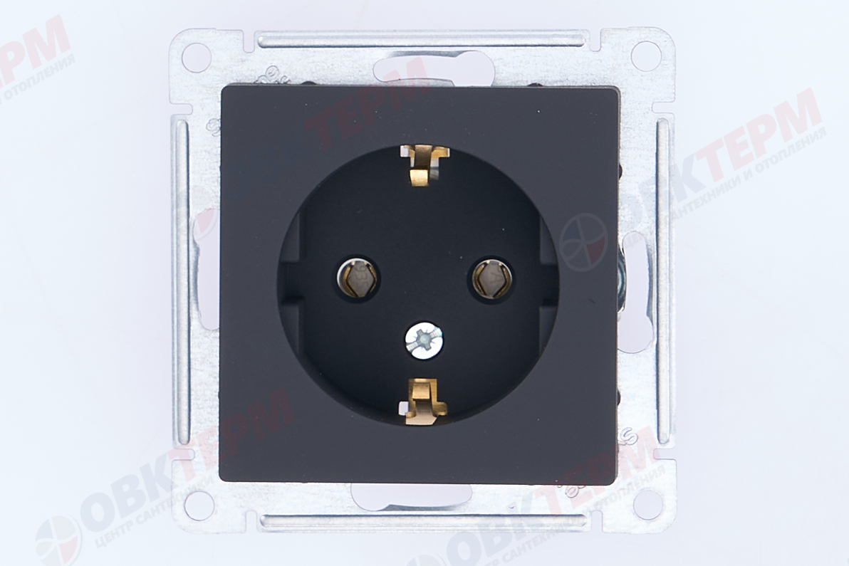 Розетка с/з 16А механизм Карбон AtlasDesign Systeme Electric - миниатюра №7