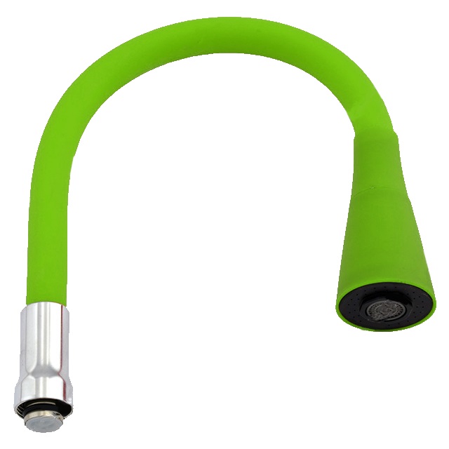 Излив силиконовый ZERIX SPS-02 GREEN под гайку (50 шт/ящ) - миниатюра №2