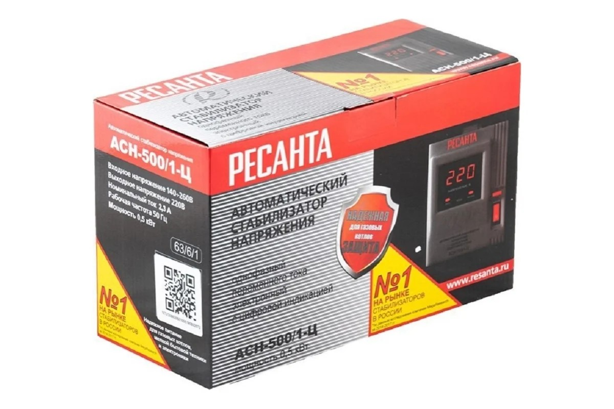 Стабилизатор ACH  -  500/1-Ц  Ресанта - миниатюра №8