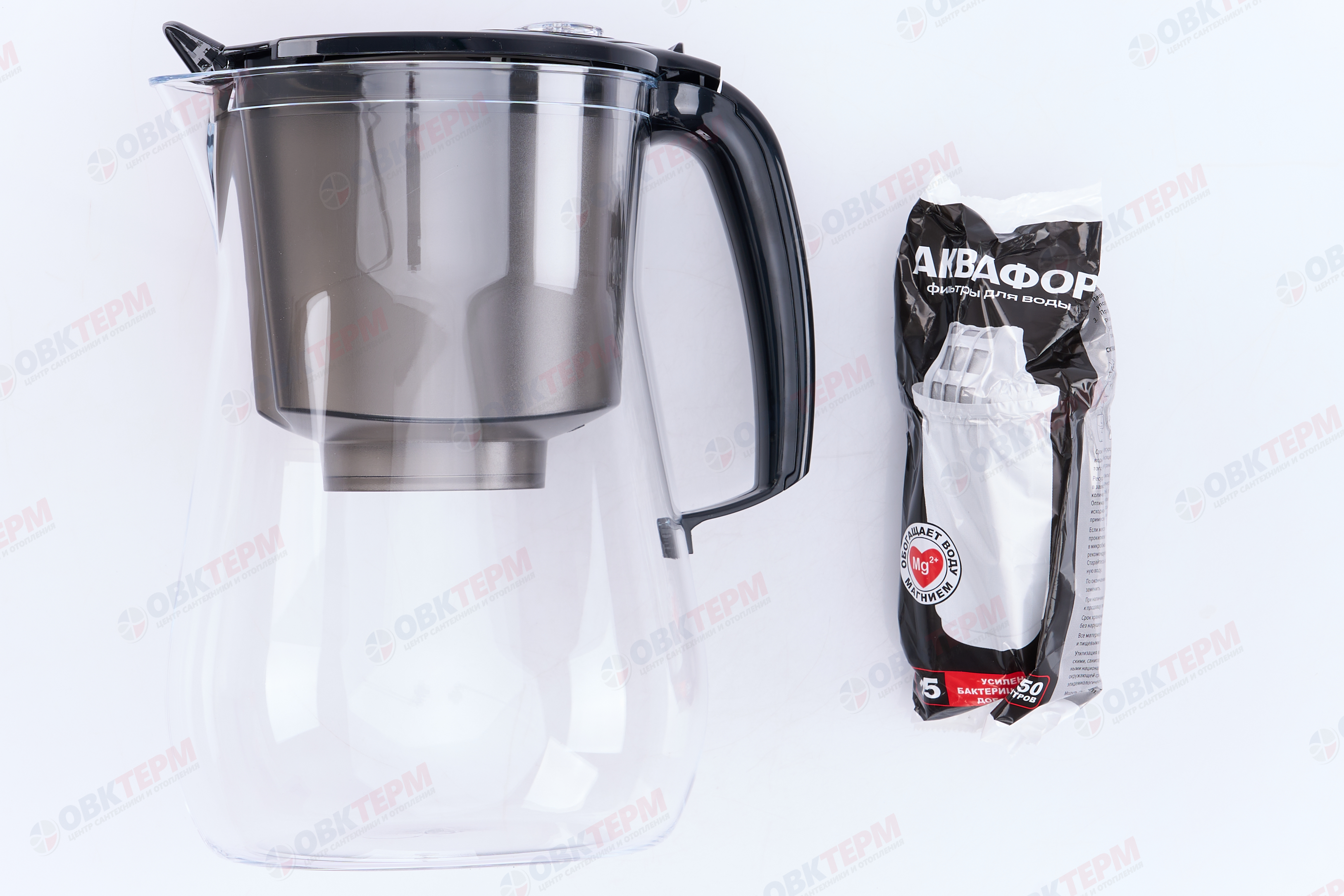 Аквафор     Кувшин Прованс  4,2л черный - миниатюра №9