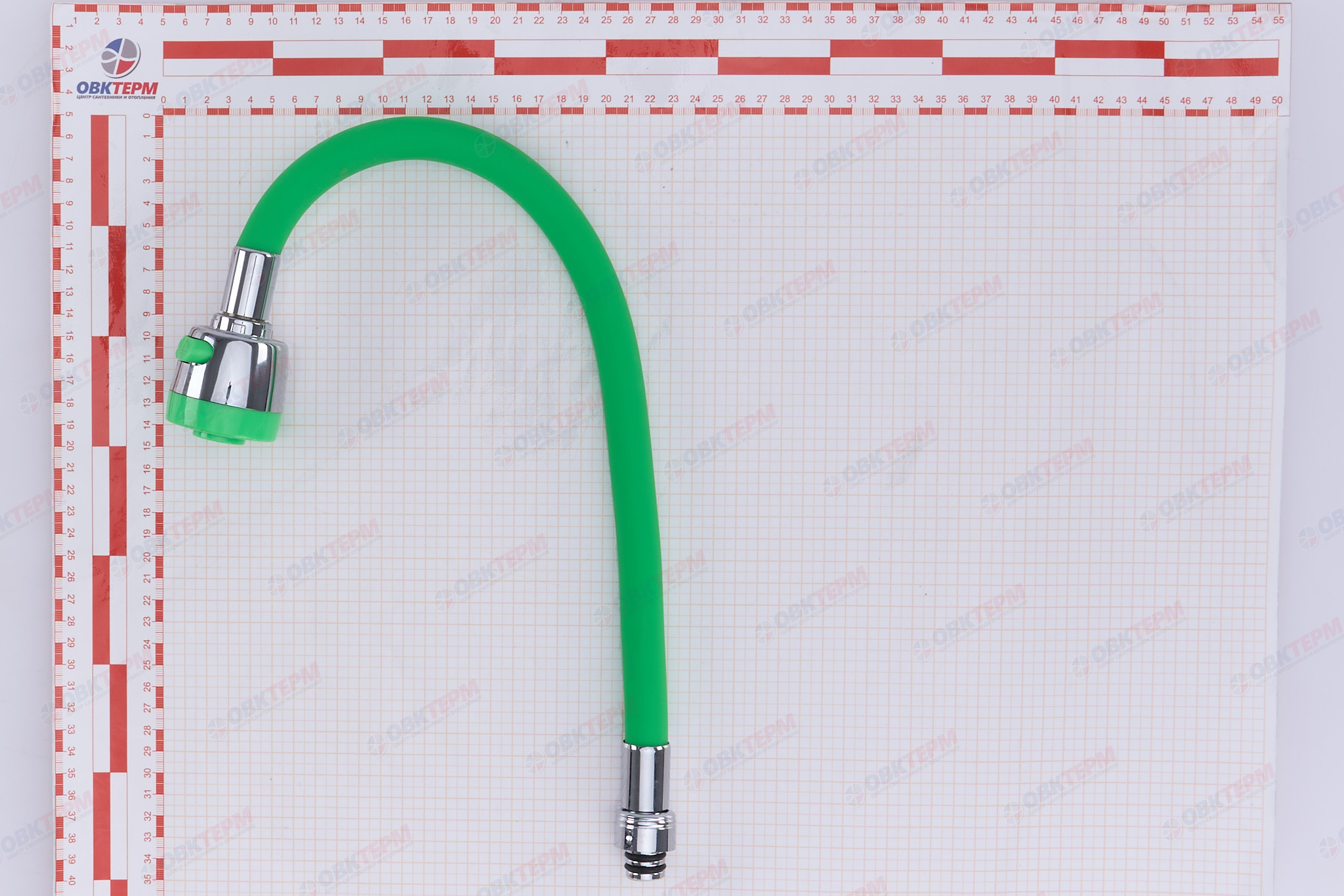Излив силиконовый ZERIX SPS-01 PALE GREEN под гайку (50 шт/ящ) - Изображение №5