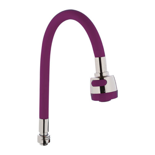 Излив силиконовый ZERIX SPS-01 PURPLE под гайку (50 шт/ящ) - Изображение №2