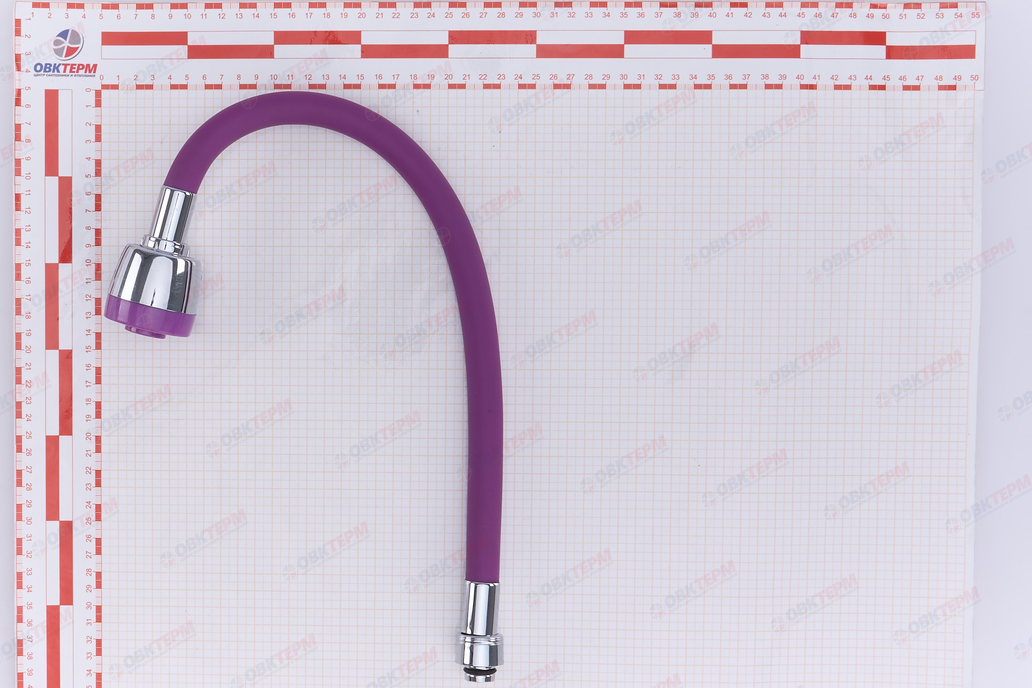 Излив силиконовый ZERIX SPS-01 PURPLE под гайку (50 шт/ящ) - Изображение №5