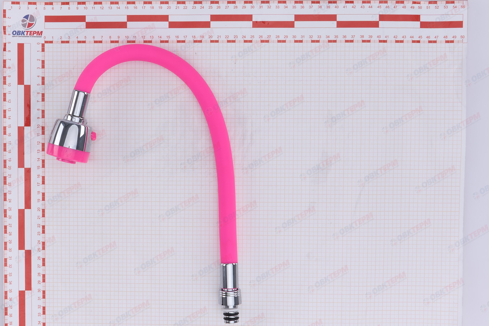 Излив силиконовый ZERIX SPS-01 ROSE RED под гайку (50 шт/ящ) - миниатюра №4