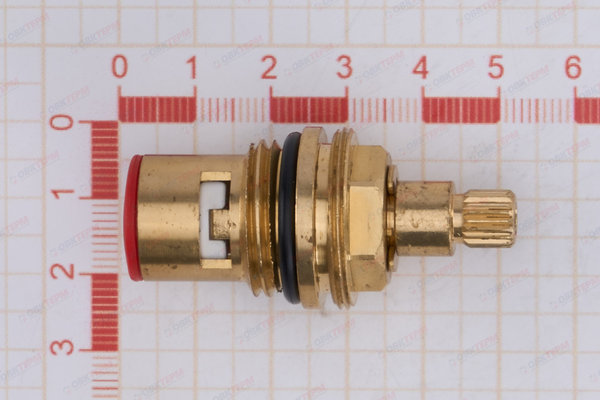 Кран-букса - EUROPRODUCT керамика 20 шлицов короткий шток 1/2"     (100 шт/ящ) - миниатюра №8