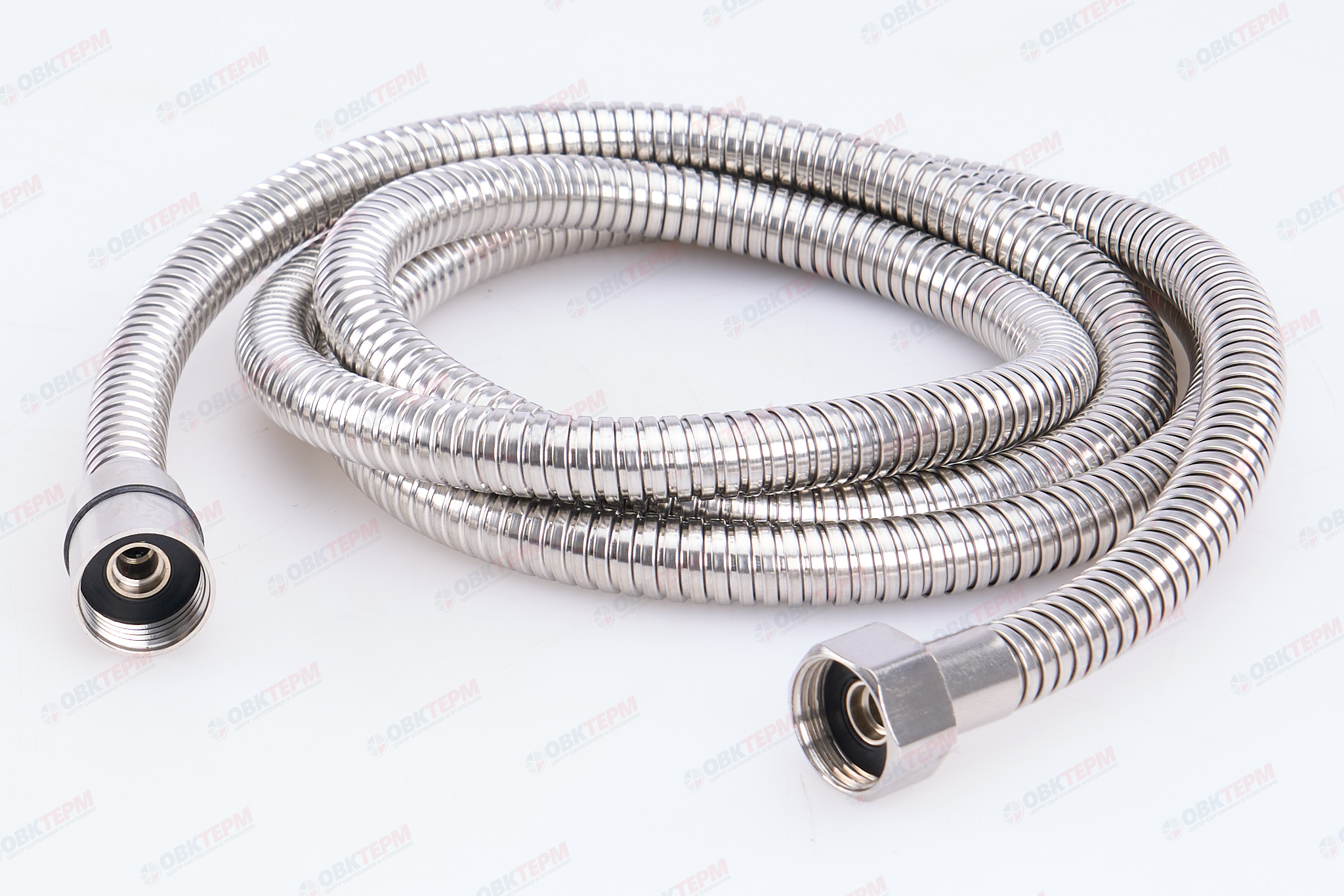 Шланг д/душа MIXXUS Shower hose сатин /200см (оплетка из нерж. стали SUS304)  (100 шт/ящ) - Изображение №1