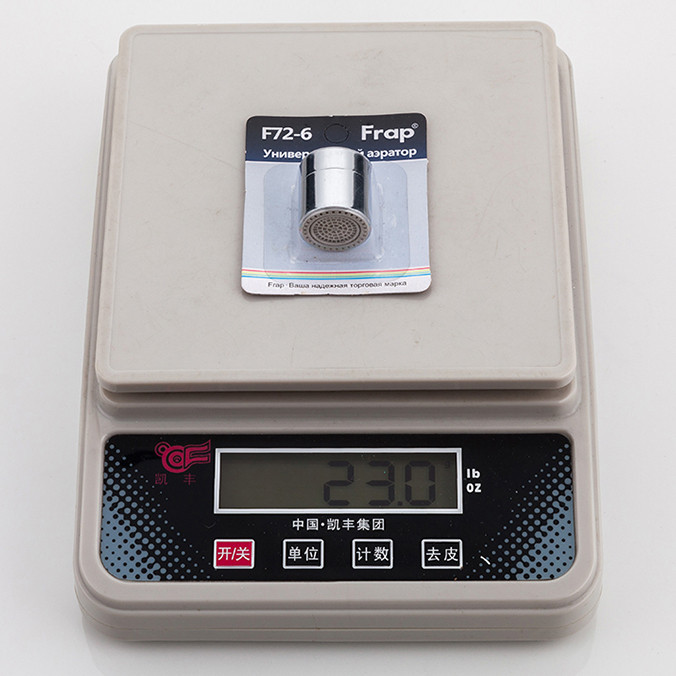 Аэратор FRAP F72-7 Ø22мм /наруж резьба /двухрежимный - Изображение №2