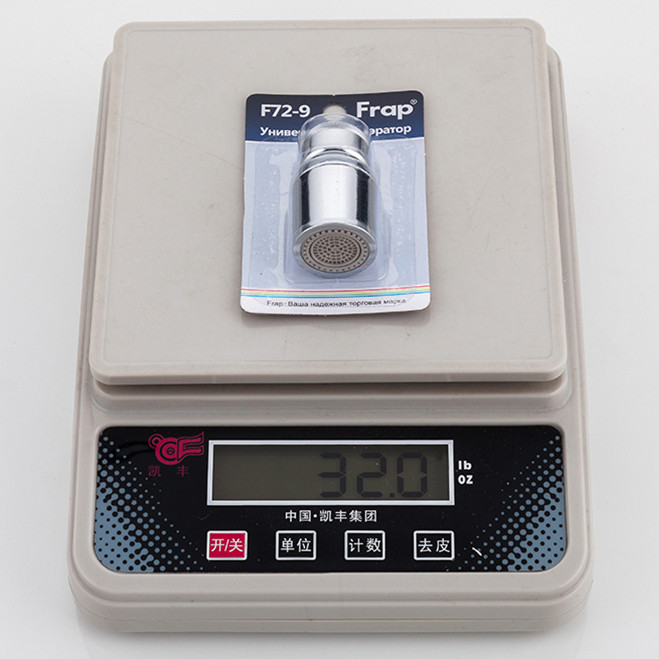 Аэратор FRAP F72-9 Ø24мм /наруж резьба /двухрежимный /универсальный - Изображение №2