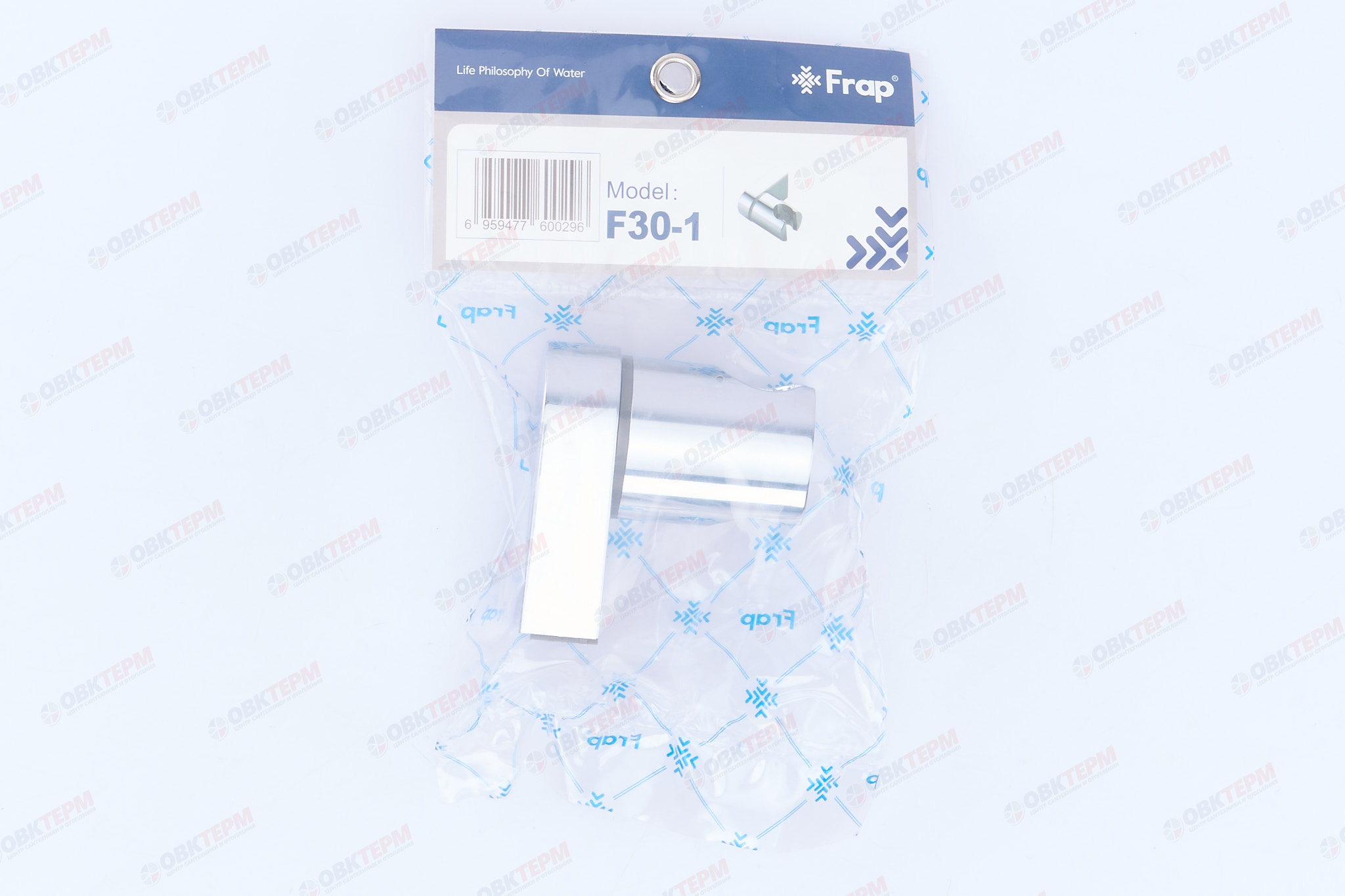 Кронштейн для лейки FRAP F30-1 хром/пластик (384/16 шт) - миниатюра №10