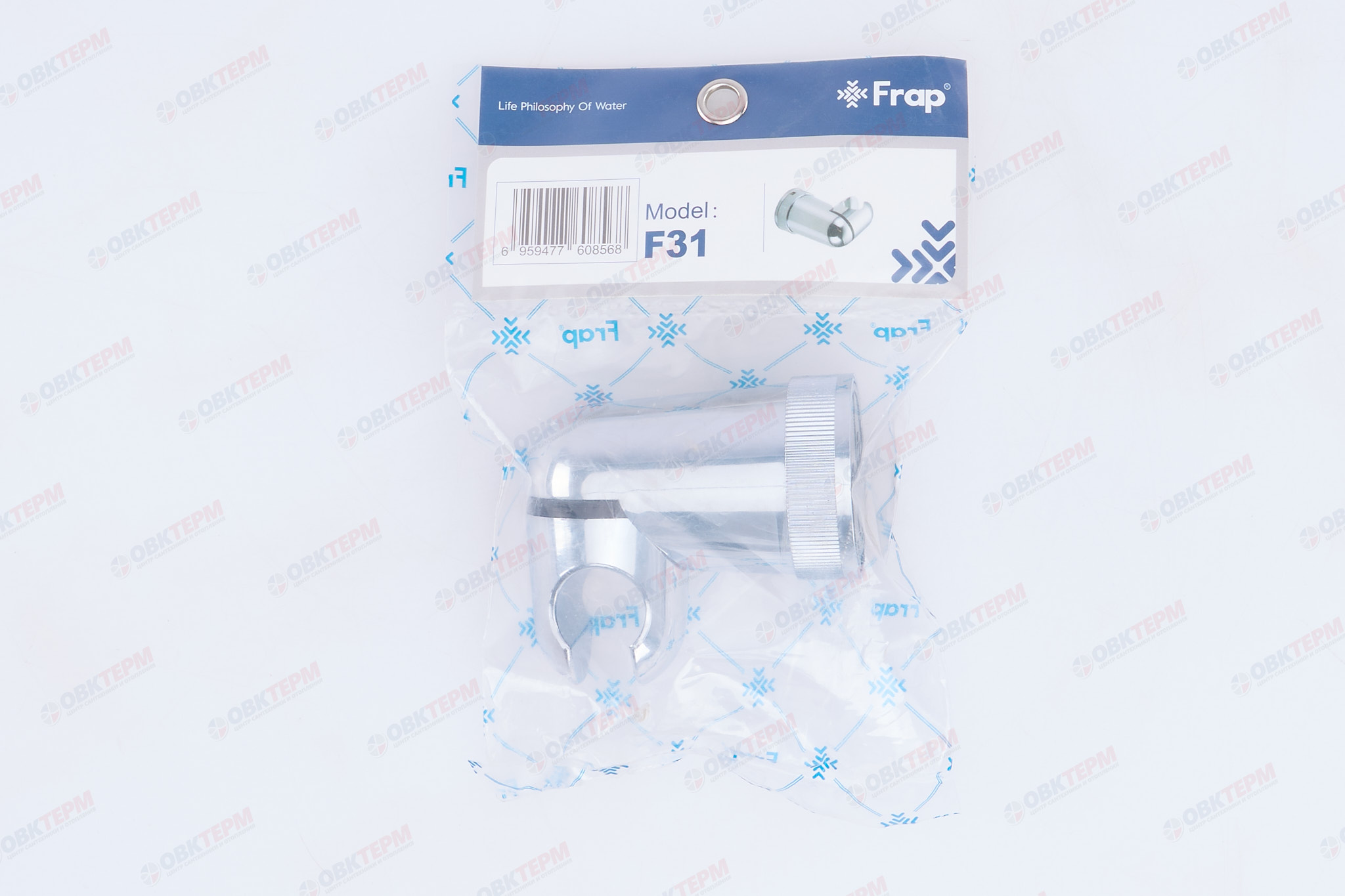 Кронштейн для лейки FRAP F31 хром/пласитк (288/36 шт) - миниатюра №10