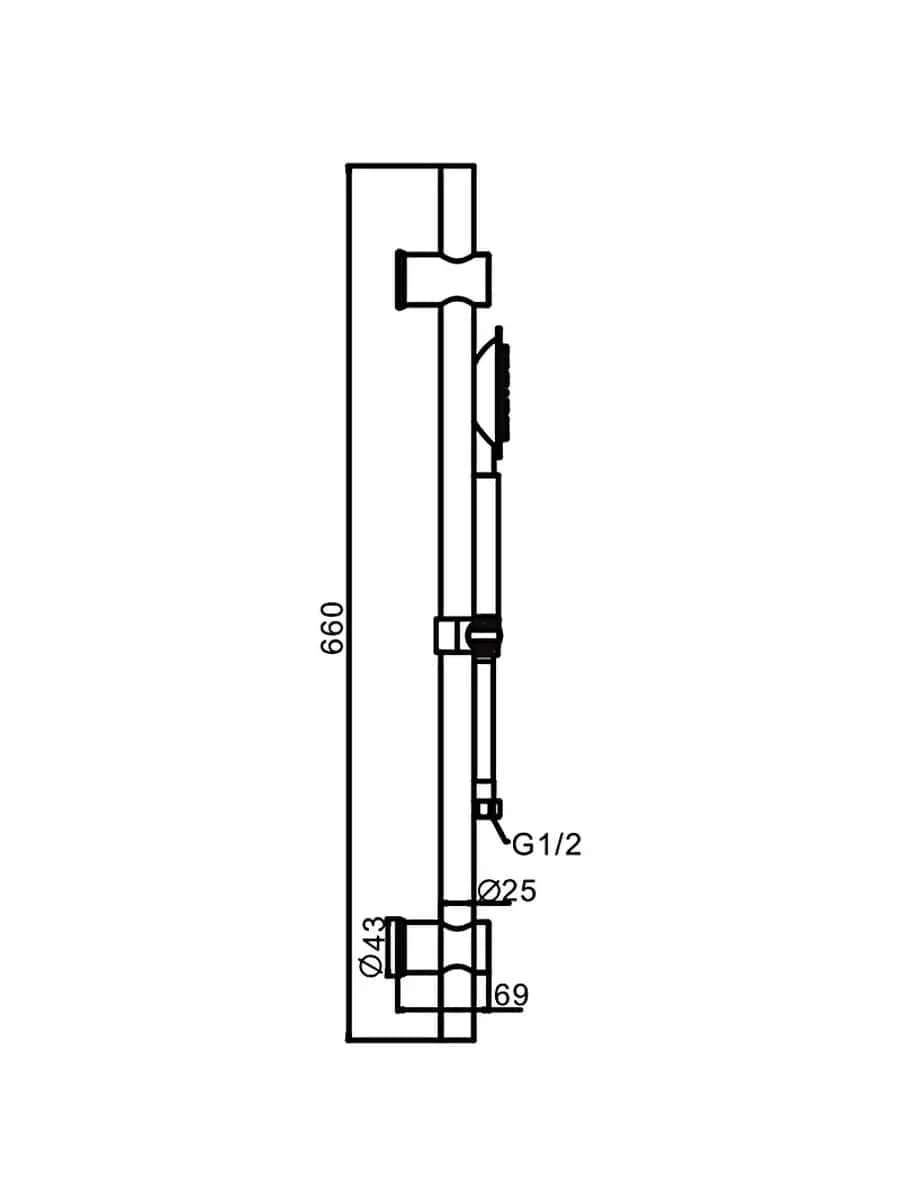 Душевой гарнитур FRAP F8016  сатин (15 шт) - Изображение №2