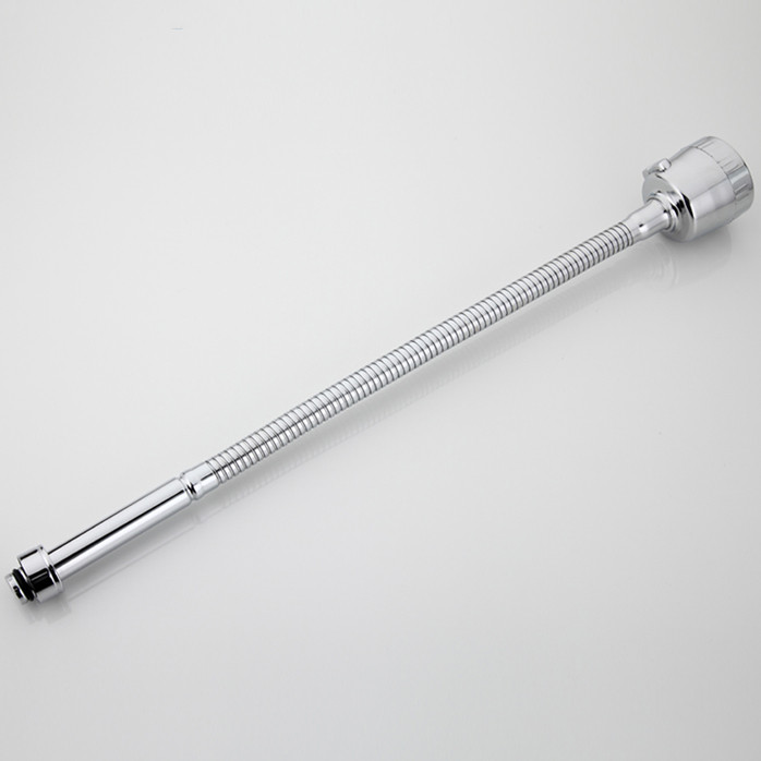 Излив гибкий FRAP F7310 /хром /аэратор 2 режима /под гайку    (50 шт) - миниатюра №3