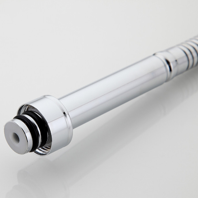 Излив гибкий FRAP F7310 /хром /аэратор 2 режима /под гайку    (50 шт) - миниатюра №5