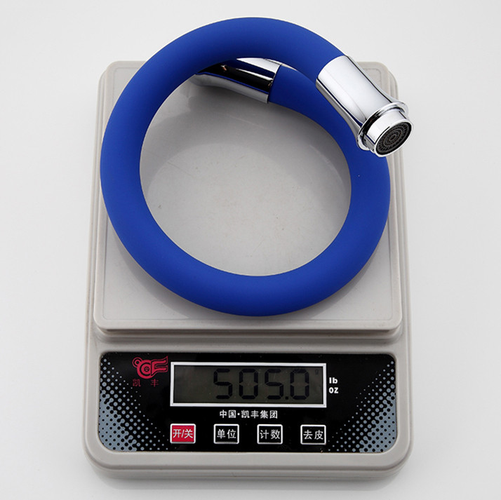 Излив гибкий, 55см, F7253 синий, гайка,  FRAP  (20 шт) - миниатюра №2