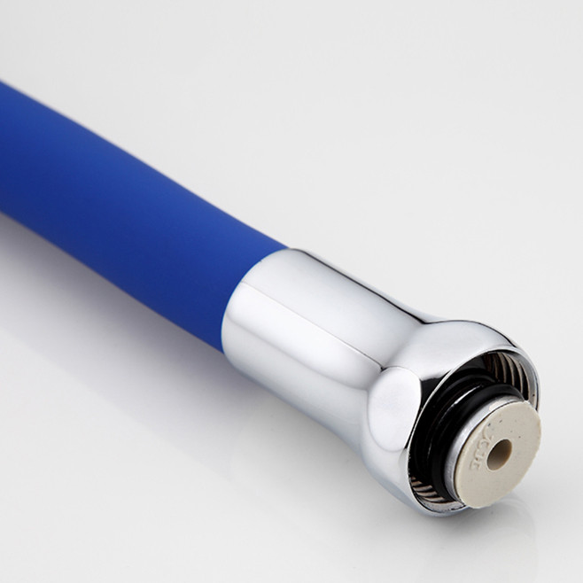 Излив гибкий, 55см, F7253 синий, гайка,  FRAP  (20 шт) - миниатюра №6