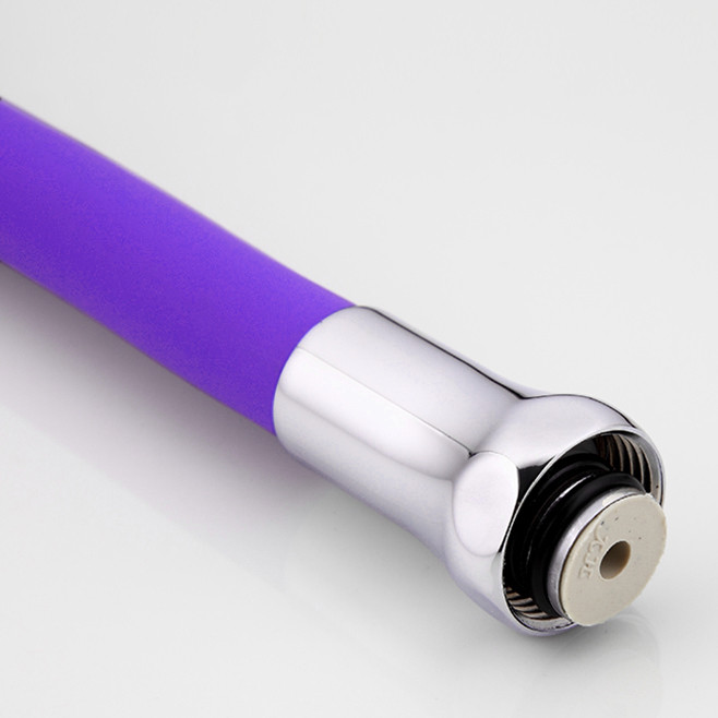 Излив гибкий, 55см, F7254 фиолетовый, гайка,  FRAP  (20 шт) - миниатюра №6