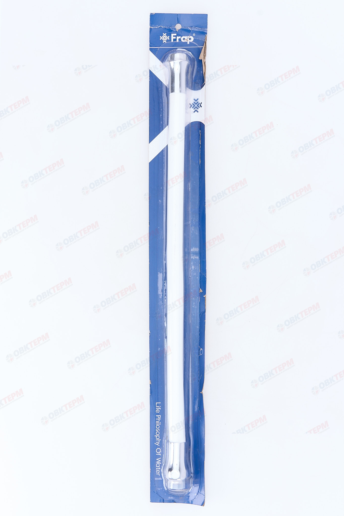 Излив гибкий, 55см, F7256 белый, гайка,  FRAP  (20 шт) - миниатюра №10