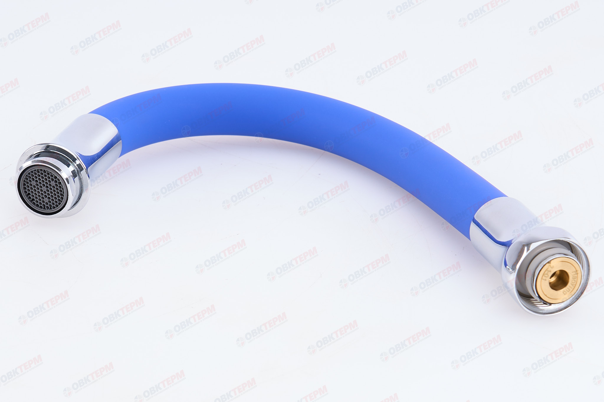 Излив гибкий, 31 см, F7263 синий, гайка,  FRAP  (50 шт) - миниатюра №4