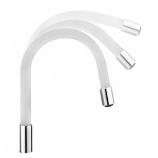 Излив д/комб смес  силькон   W03   белый             FRAP   (30 шт) - изображение №1