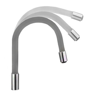 Излив д/комб смес  силикон   W07   серый под шестигранник FRAP   (30 шт) - изображение №1