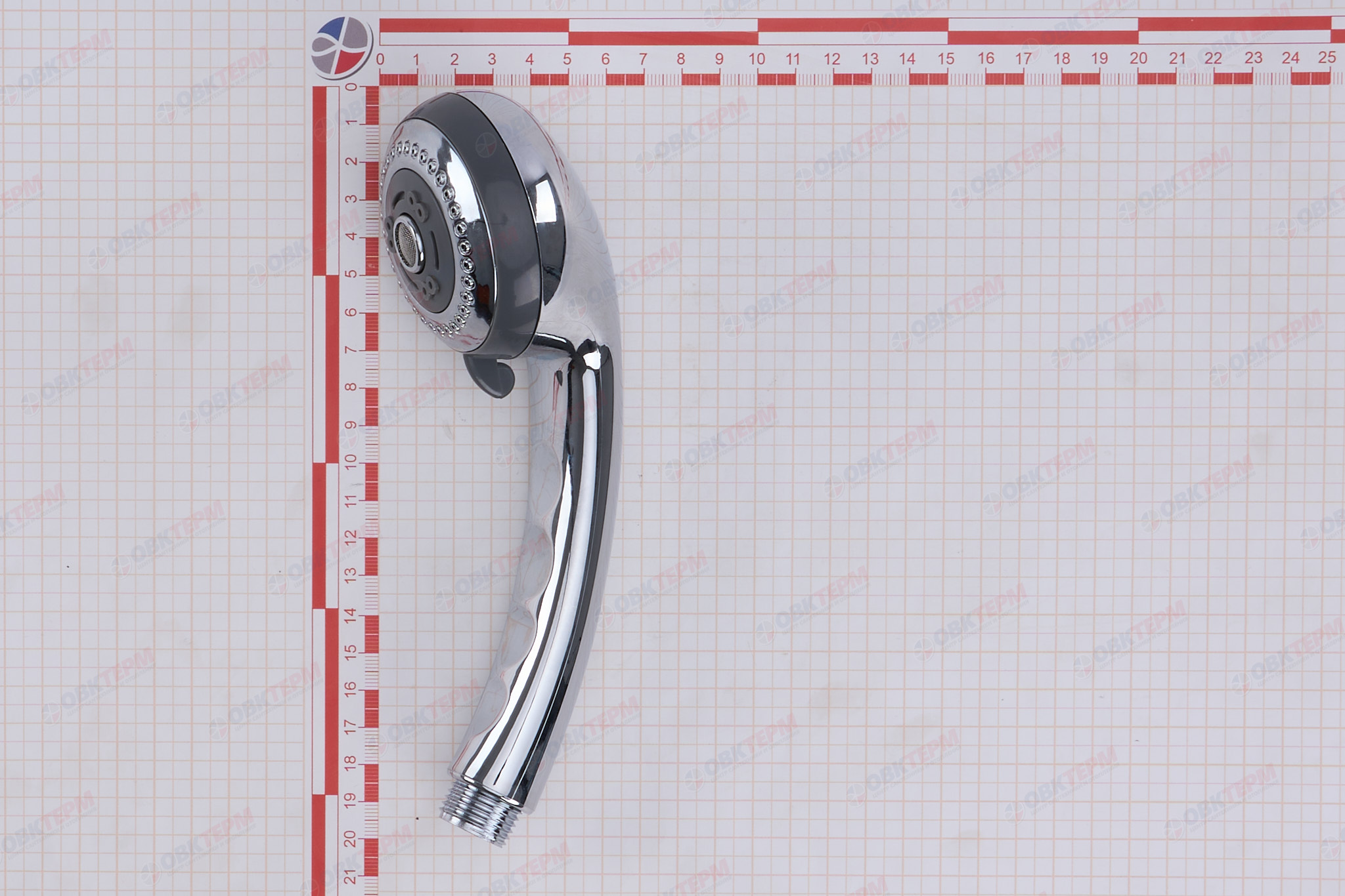 Лейка д/душа ручная FRAP F02 /3 режима /хром  (60 шт) - миниатюра №5