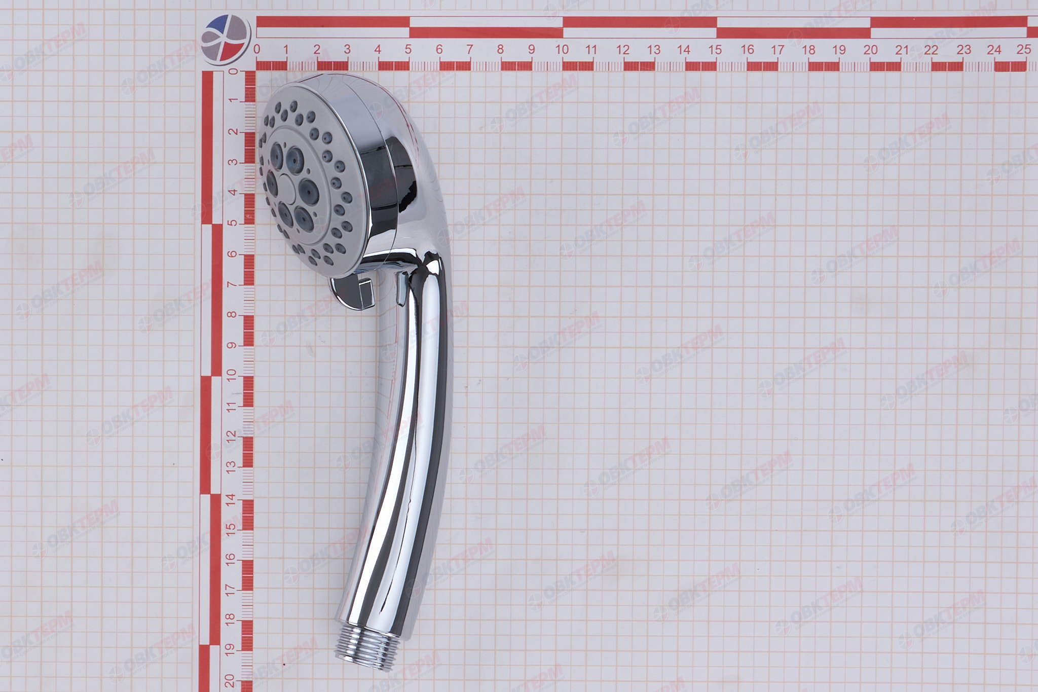 Лейка д/душа ручная FRAP F19 /3 режима /хром  (40 шт) - миниатюра №5