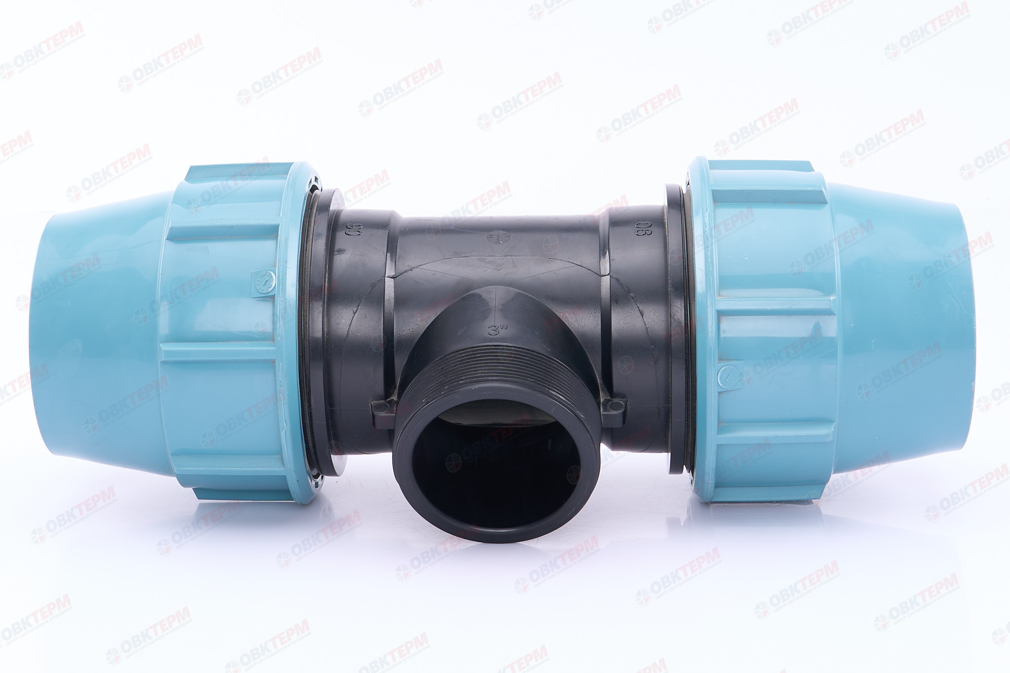 Тройник   90 * 3"н * 90          ПНД  ИТАЛ          (1шт) - миниатюра №3