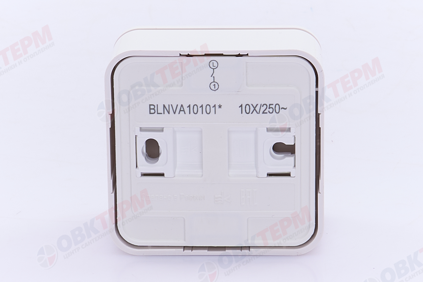 Выключатель 1-клавишный 10А IP20 250В с изолир. пластиной бел. белый Blanca Systeme Electric - Изображение №5
