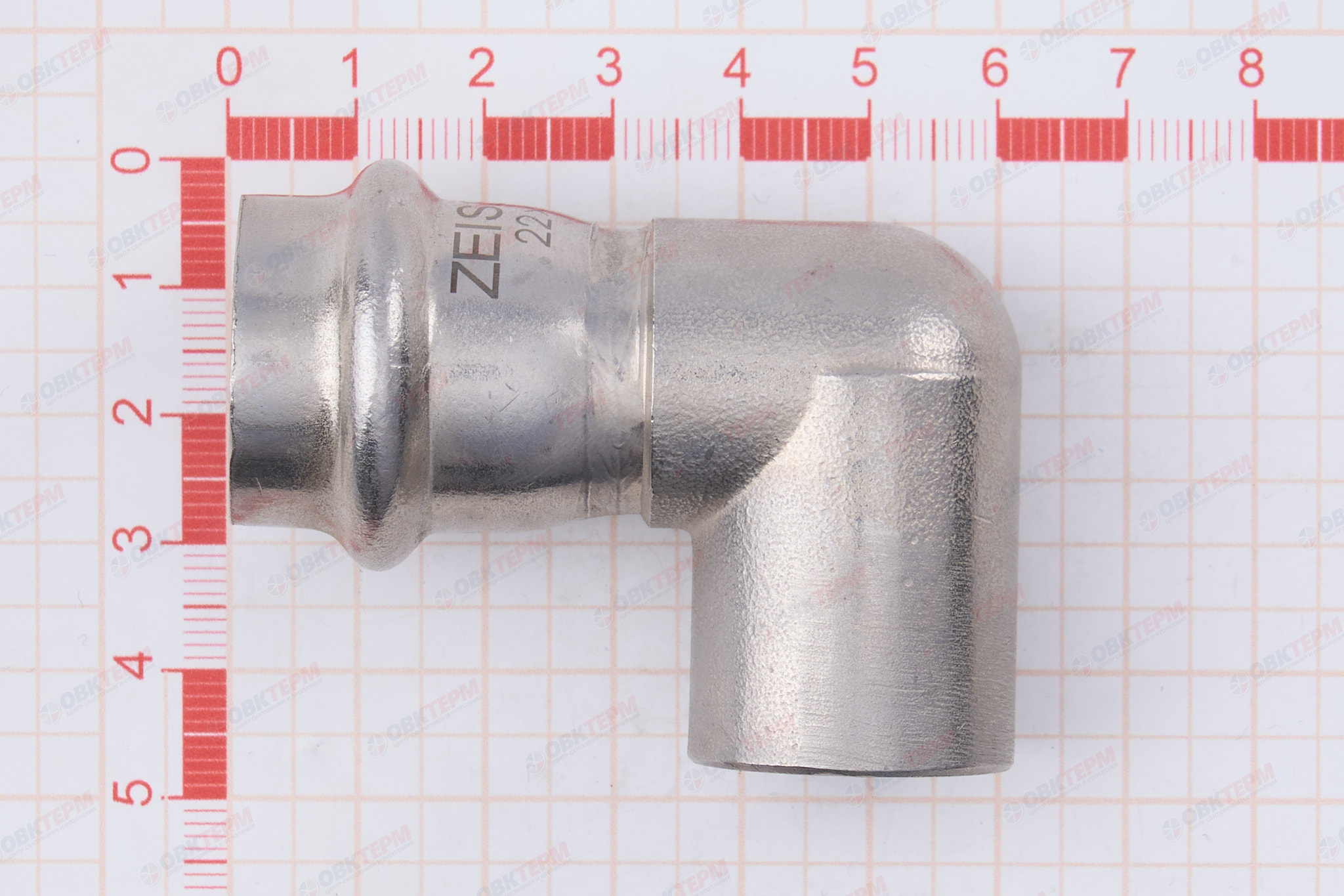 Угол пресс из нерж.ст.  22 х 1/2"В    TIM  (90/5) - Изображение №4