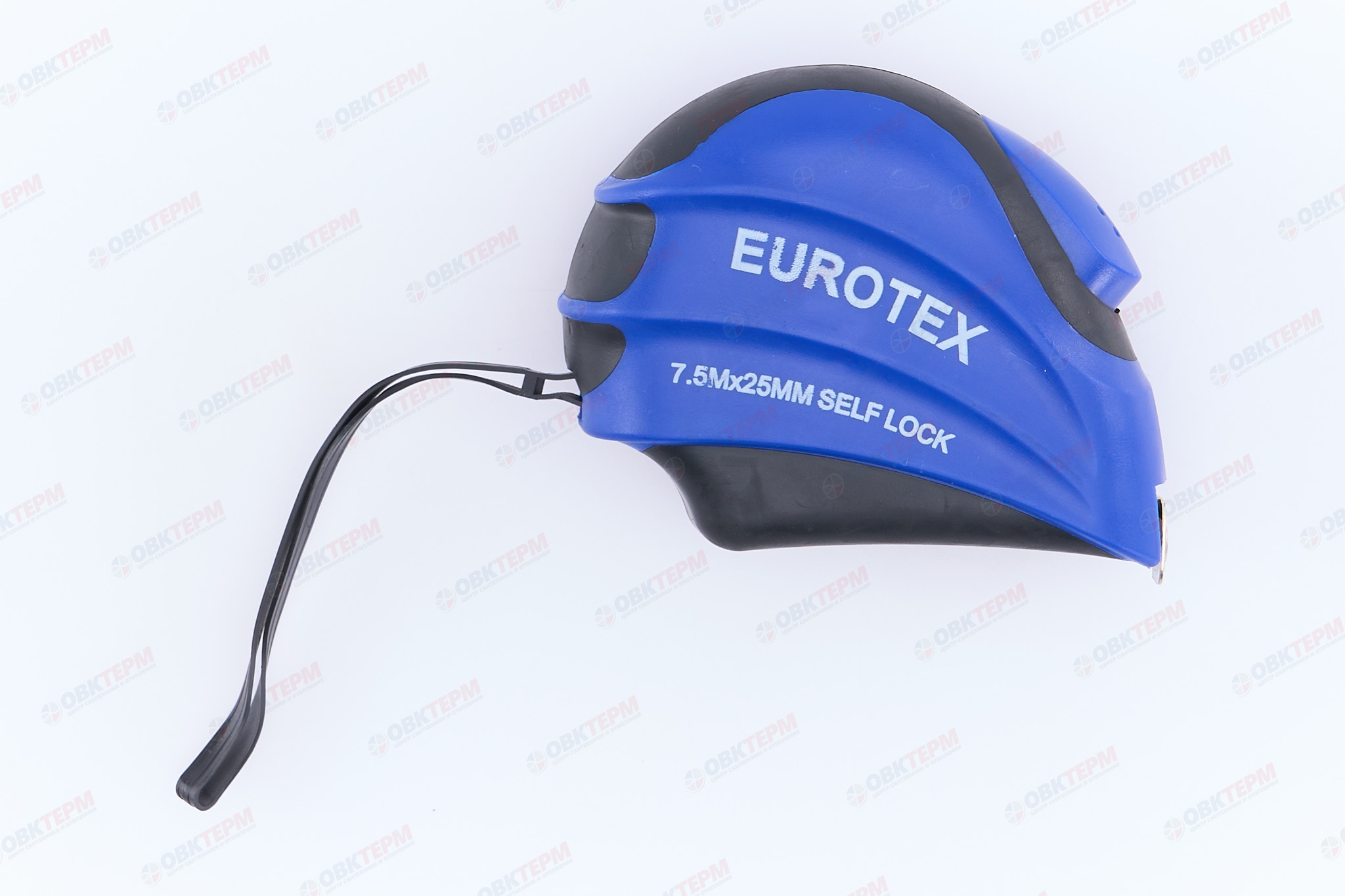 Рулетка 7,5м*25мм нейлоновое покрытие, магнитный зацеп EUROTEX - Изображение №3