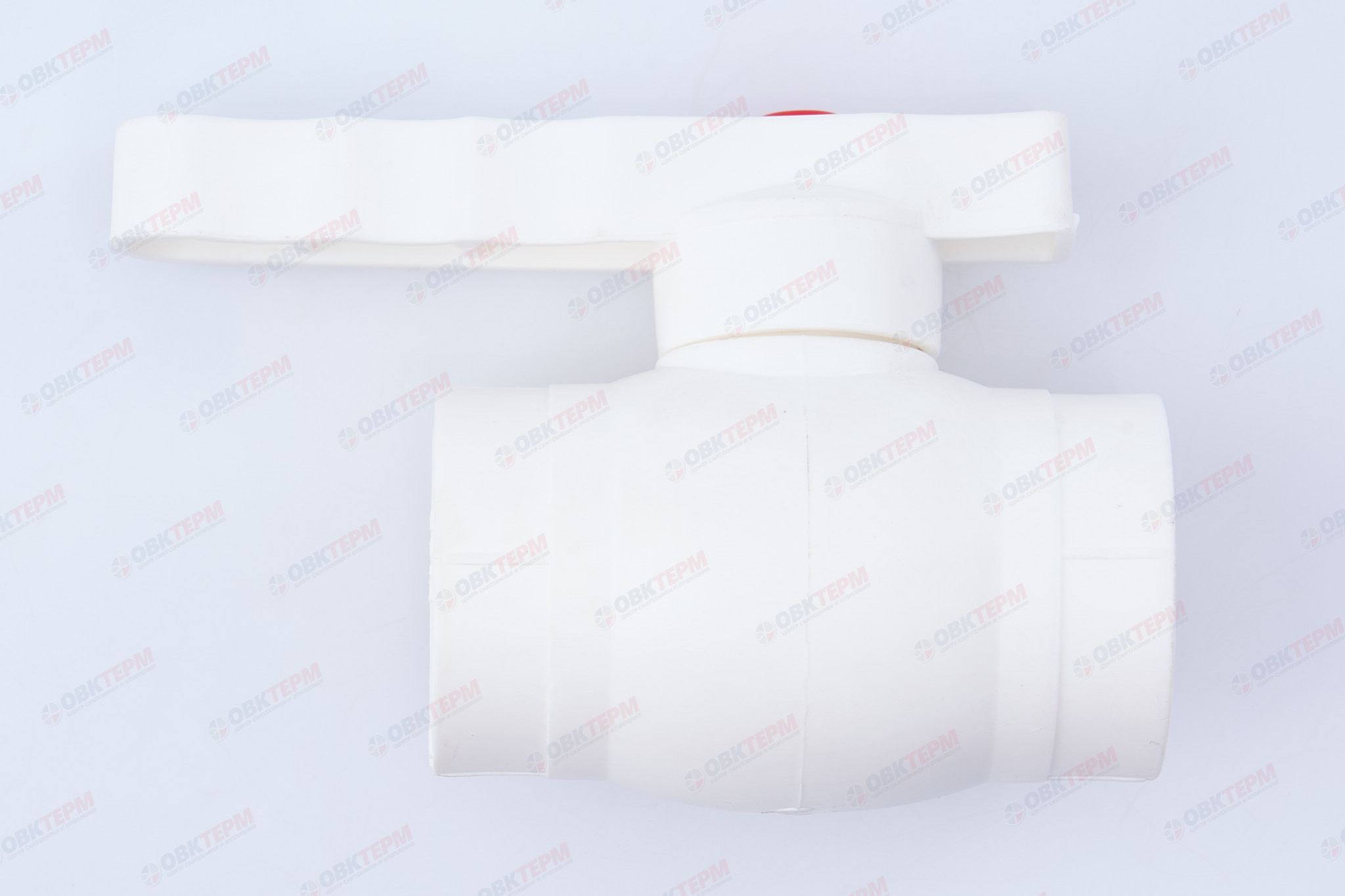 Шаровый  кран пластиковый  32  (стальной  шар)   (белый)   (70/5)  (TIM) - Изображение №3