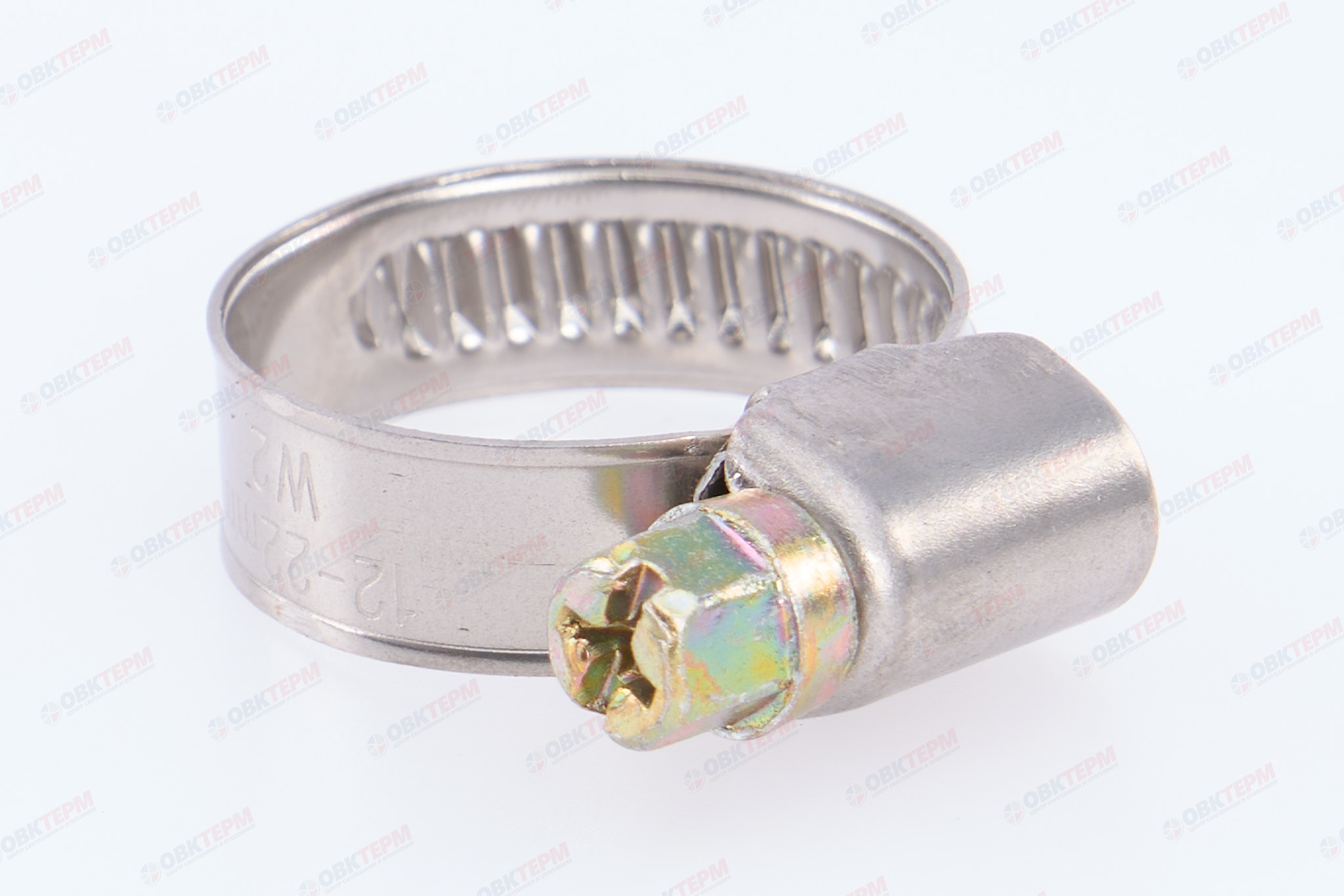 Хомут   12-22  1/2" (под отвёртку)       (100 шт) - Изображение №1