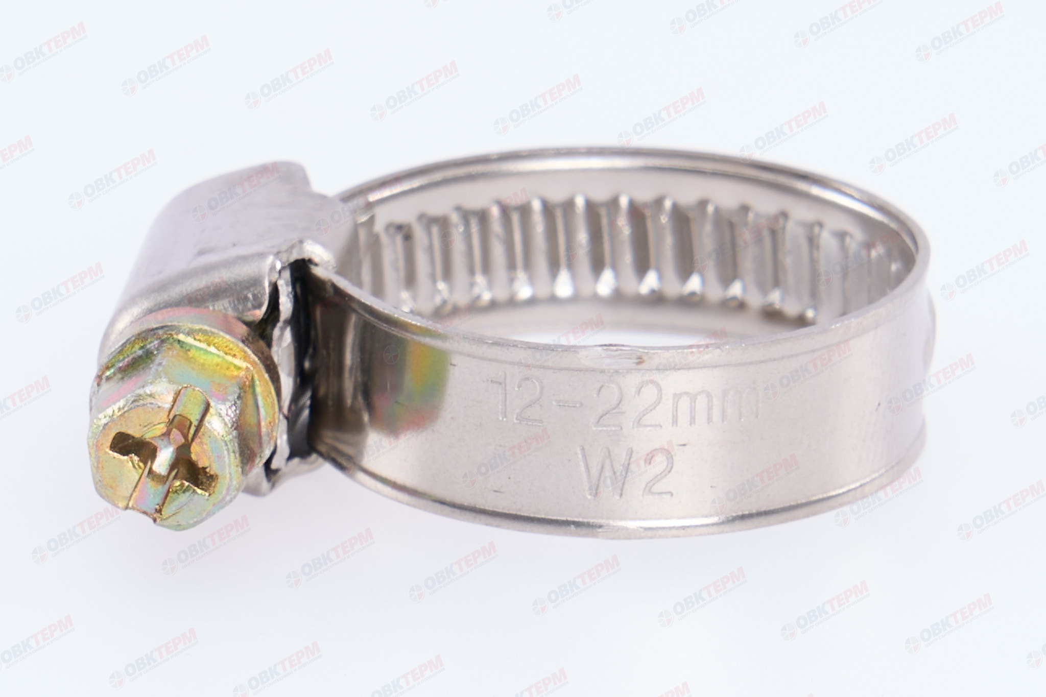 Хомут   12-22  1/2" (под отвёртку)       (100 шт) - Изображение №3