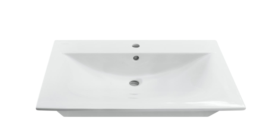 Умывальник мебельный Sanita Lux Breeze 80 ВКС Белый S1 800х160х471 - Изображение №5