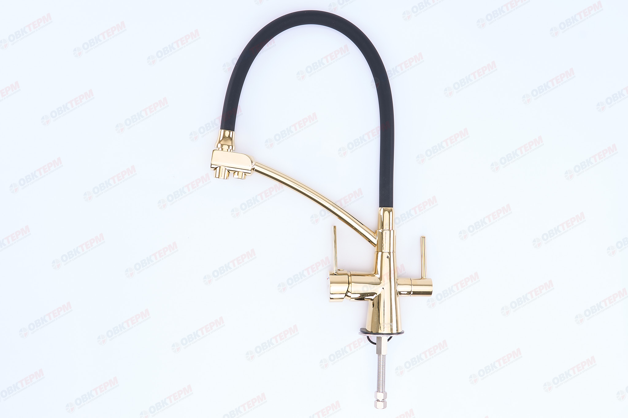 Смеситель д/кухни под ФИЛЬТР GAPPO G4398-13 хром (Ø35, на шпильке) - миниатюра №3