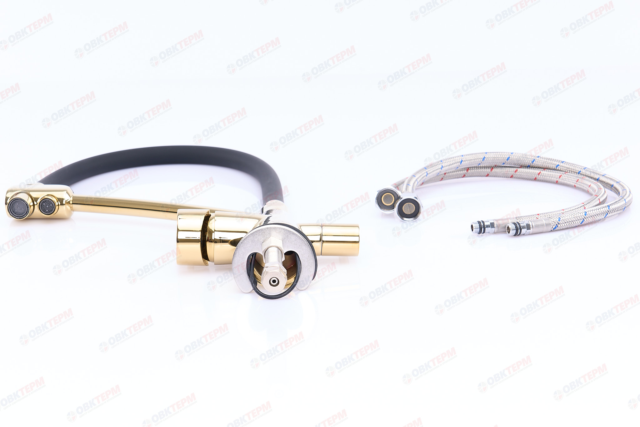 Смеситель д/кухни под ФИЛЬТР GAPPO G4398-13 хром (Ø35, на шпильке) - миниатюра №5