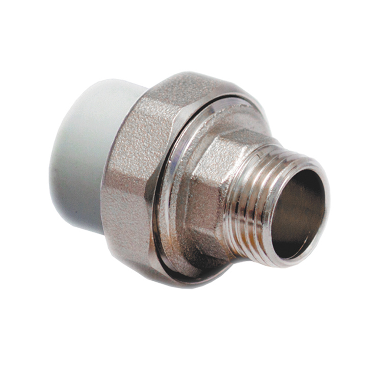 Разборное соединение   50 *  1 1/2"  Н    СЕРОЕ PP-R    (RTP)    (20/2) - миниатюра №2