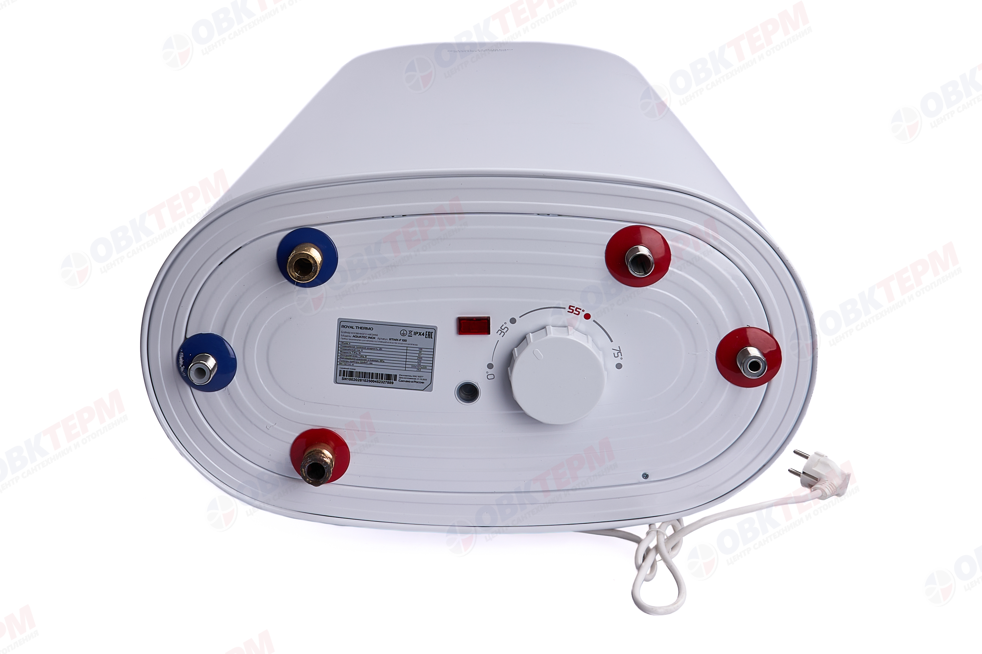 Бойлер косвенного нагрева Royal Thermo AQUATEC INOX RTWX-F 100 настенный - Изображение №4