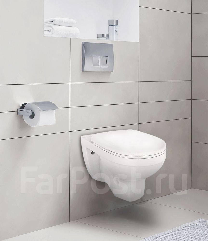 Унитаз подвесной ROSA  "Рио" (сиденье ПП) Ш345*В390*Г520 - Изображение №3