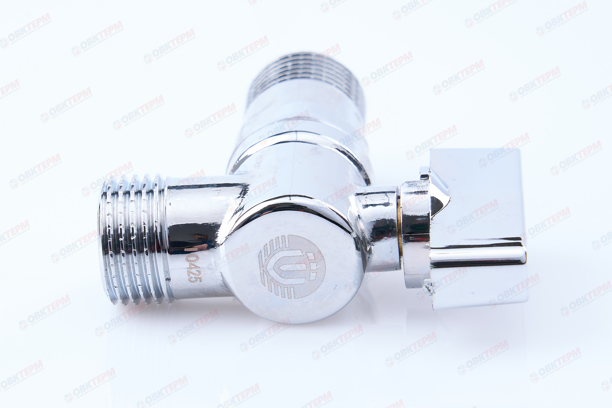 Кран для подкл. с/т приборов       TIM     1/2" - 1/2", хром.   (1шт/60ящ) - миниатюра №6