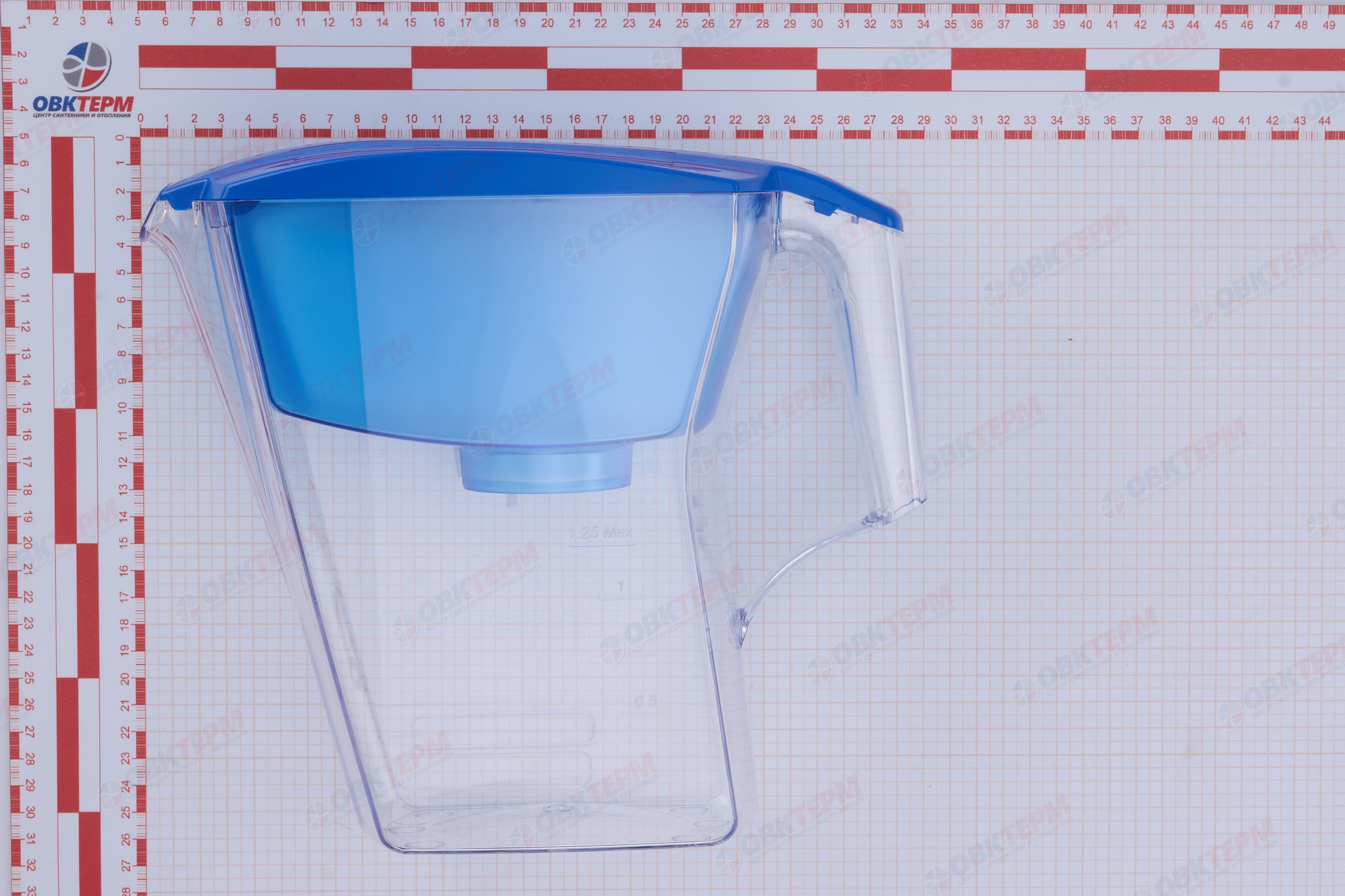 Аквафор     Кувшин Лайн  2,8л голубой - миниатюра №8