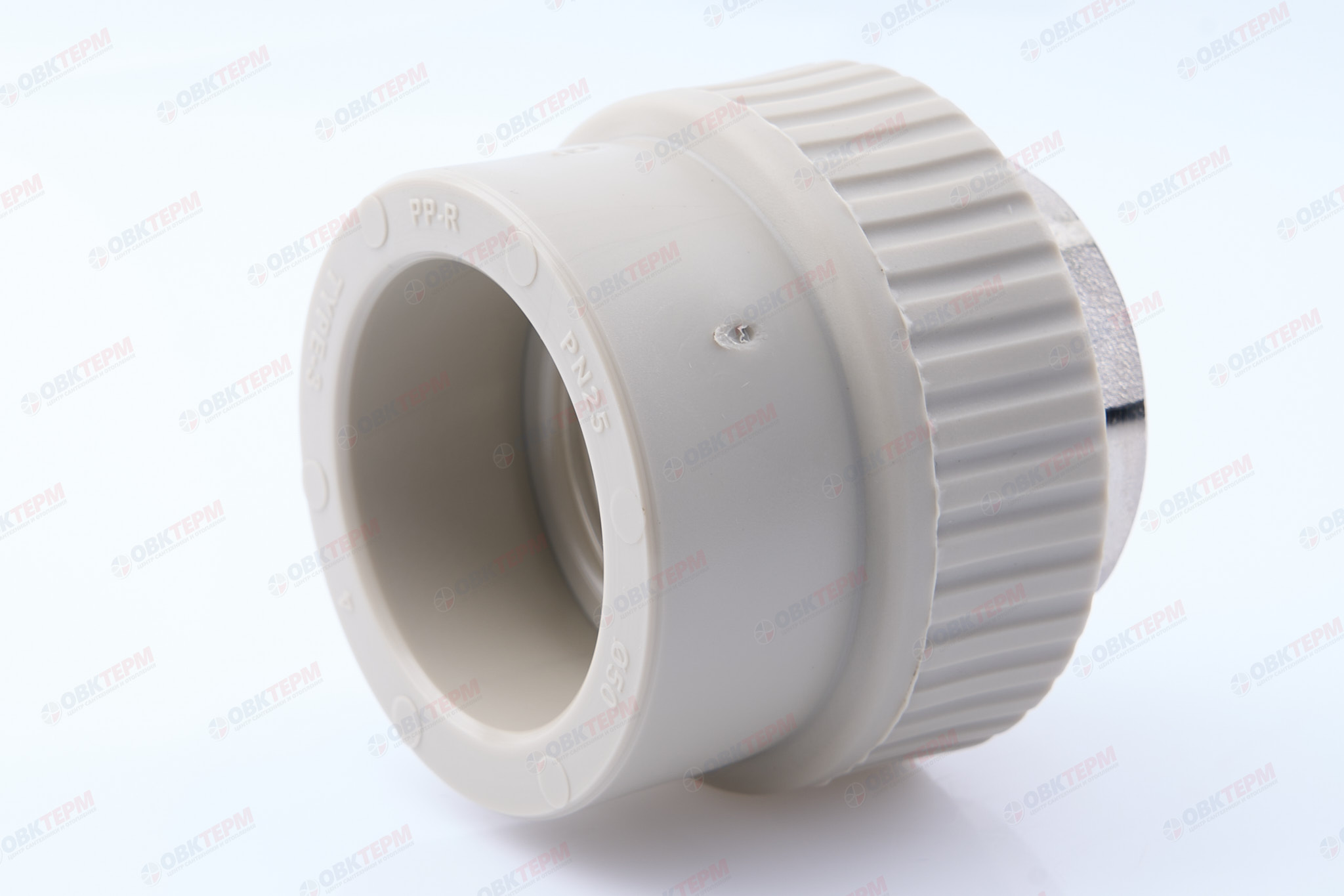 МРВ  50 * 1 1/2"    СЕРАЯ PP-R    (RTP)    (24/2) - изображение №1
