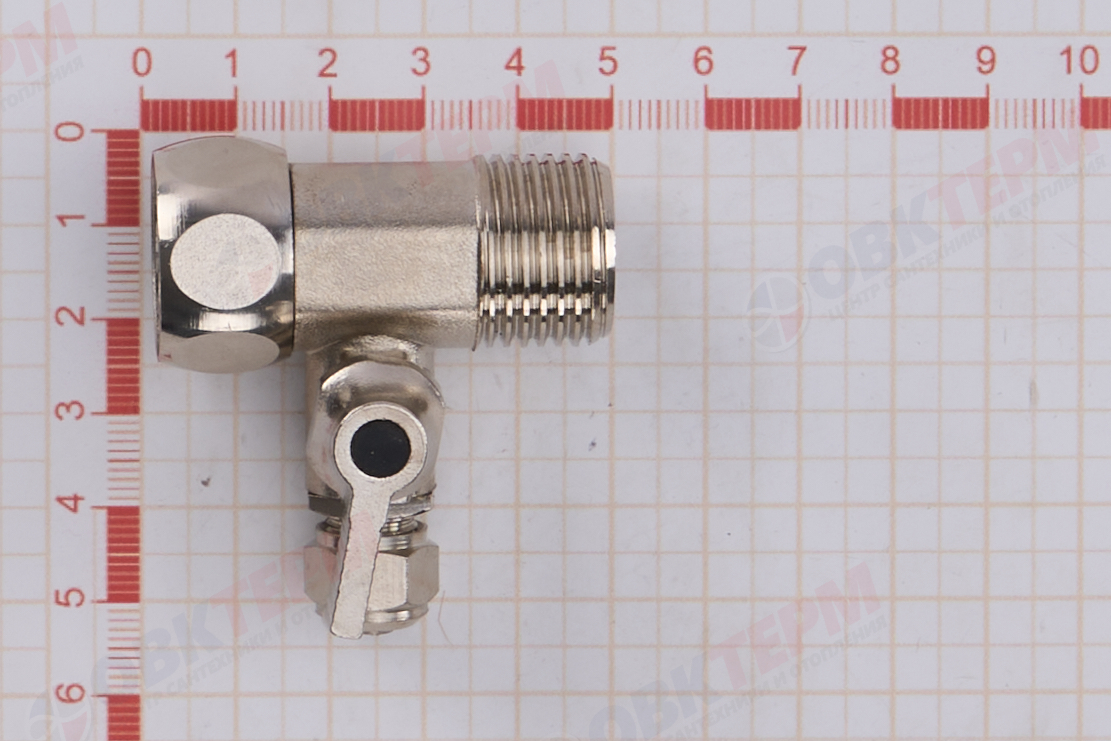 АКВАБРАЙТ Кран подключение 1/2 дюйма шланга 1/4 - миниатюра №8