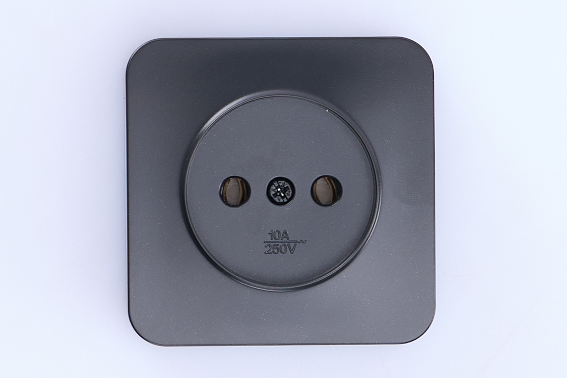 Розетка 1-местная б/з открытой установки, 250В, 10А, IP20, серия София, черный матовый, MST10-11-05 - Изображение №3
