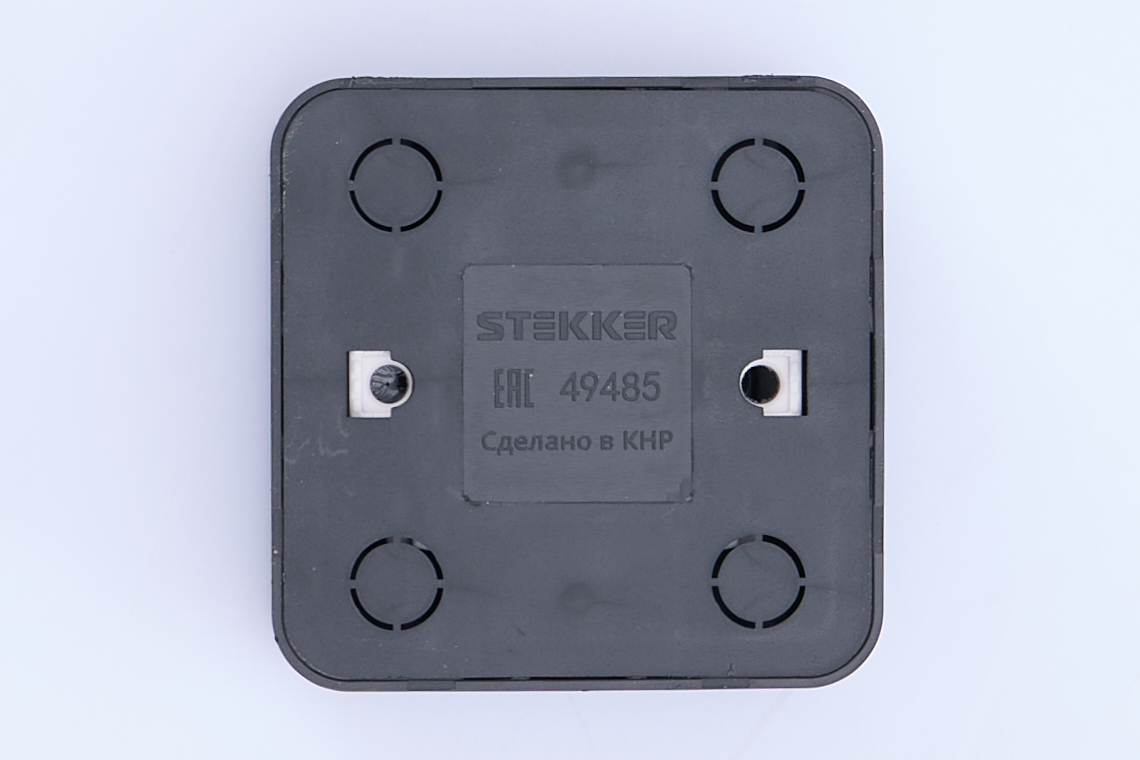 Розетка 1-местная б/з открытой установки, 250В, 10А, IP20, серия София, черный матовый, MST10-11-05 - Изображение №4