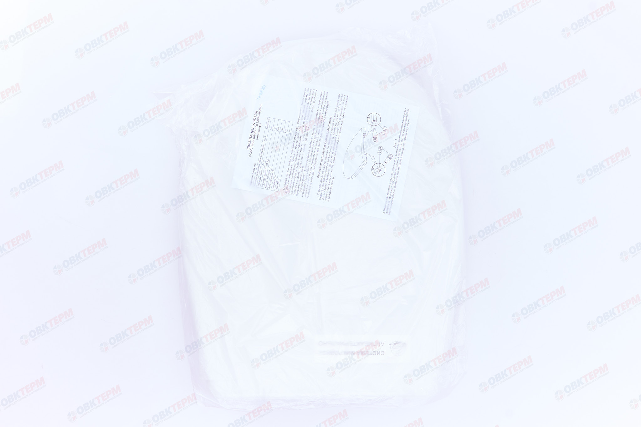 Сиденье для унитаза Комфорт ЛЮКС  (жесткий полипропилен, микролифт, пластиковое крепление) - Изображение №4