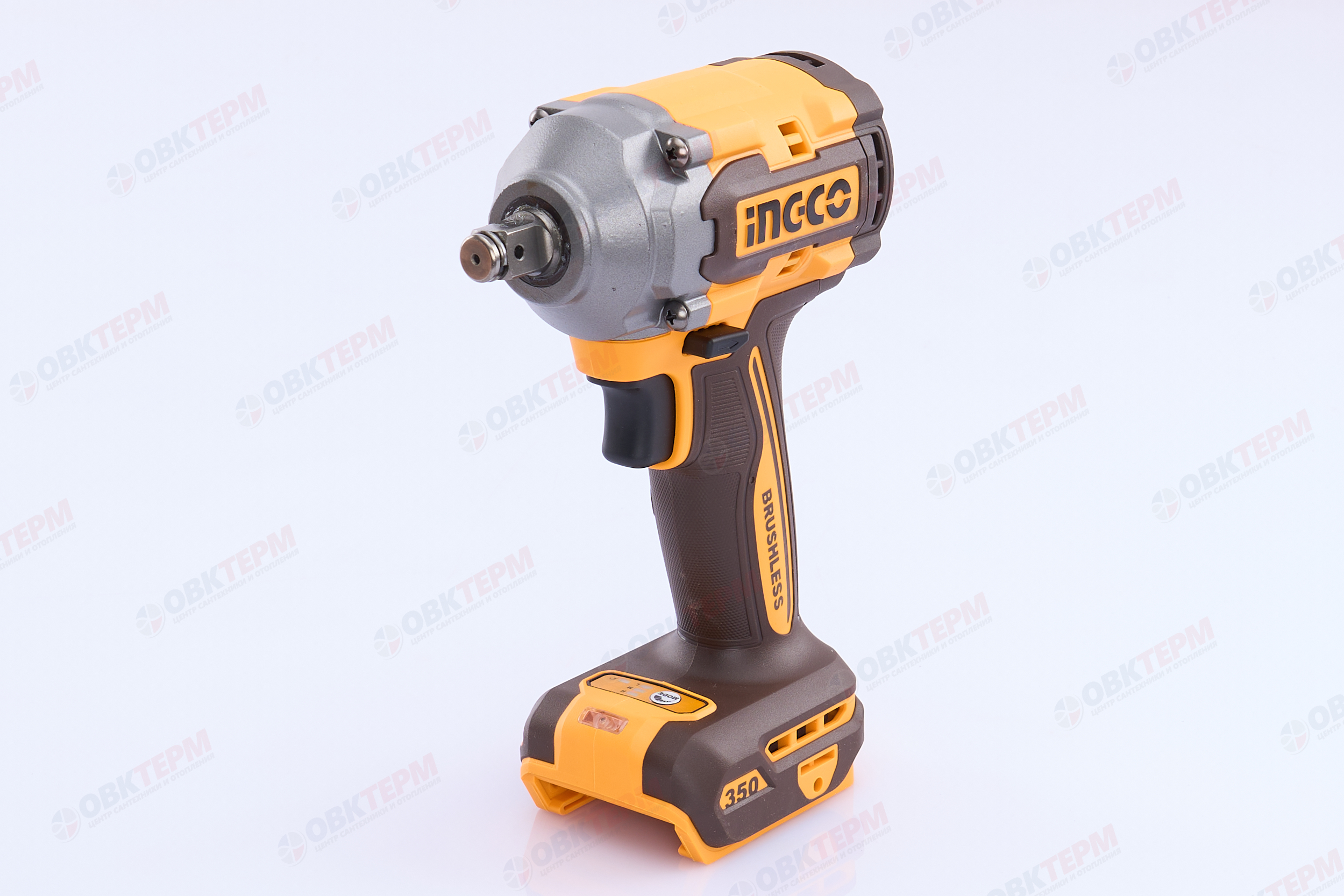 Гайковерт аккум. ударный INGCO Li-One (Б/Щ 20В, 350Нм, 1/2, 1 АКБ*2Ач, ЗУ, 2 головки) - Изображение №3